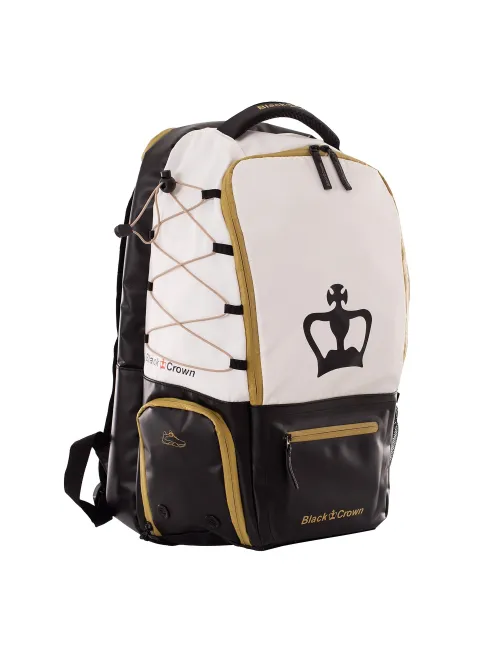 Sac À Dos Black Crown Raptor V2 Blanc/Doré | Ofertas de Padel